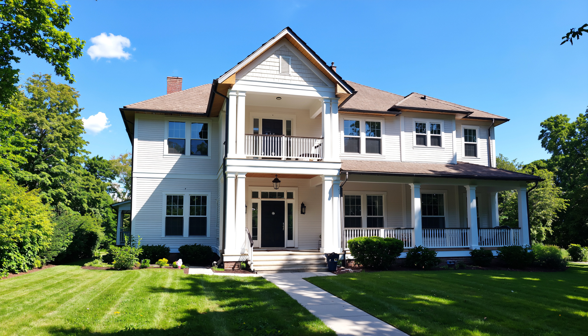White Plains, NY with seamless rain gutters